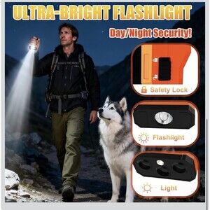 Dog Bark Deterrent Device, Triple Emitter Ultrasonic Anti Barking Device for ...